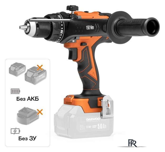 Ударная дрель-шуруповерт Daewoo Power DAA 7521Li (без АКБ) - Изображение №1 — Интернет-магазин ПроЗаказ