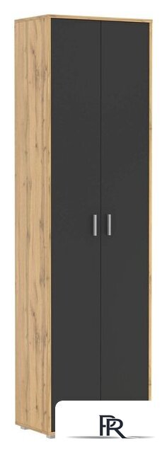 Шкаф распашной Олмеко Антре 65.07 (дуб вотан/диамант серый/белый) - Изображение №1 — Интернет-магазин ПроЗаказ