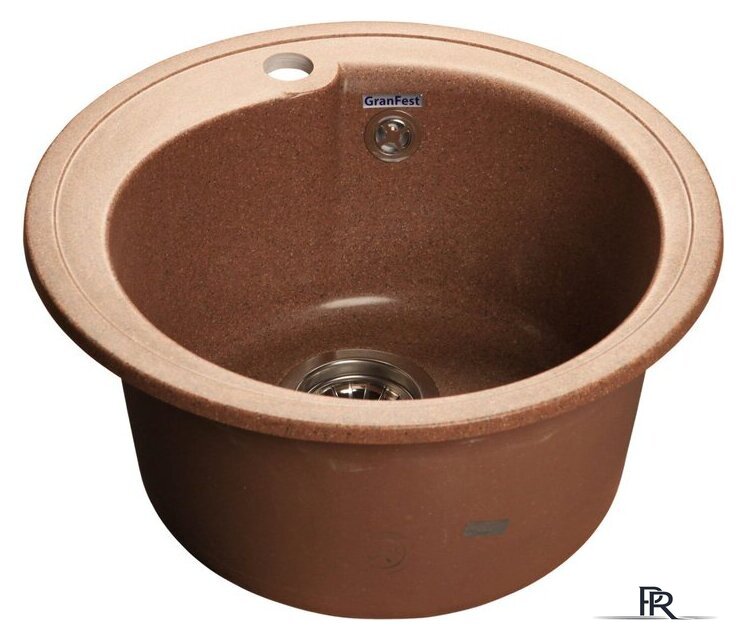 Кухонная мойка GranFest Rondo GF-R450 (терракот) - Изображение №1 — Интернет-магазин ПроЗаказ
