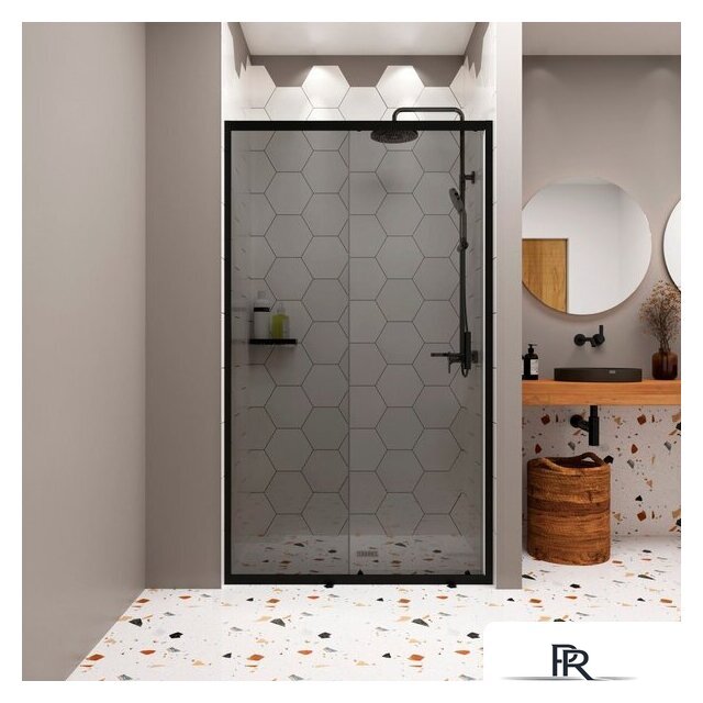 Душевая дверь Domani-Spa DoorCube 110x190 DS04DCb110L0T00.Gt-Black - Изображение №9 — Интернет-магазин ПроЗаказ