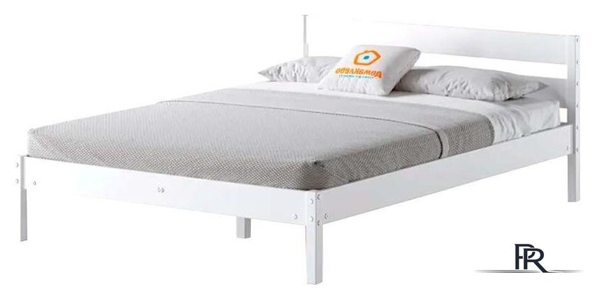 Кровать Домаклево Мечта 120x200 (береза/белый) - Изображение №1 — Интернет-магазин ПроЗаказ