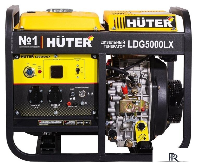 Дизельный генератор Huter LDG 5000LX - Изображение №2 — Интернет-магазин ПроЗаказ