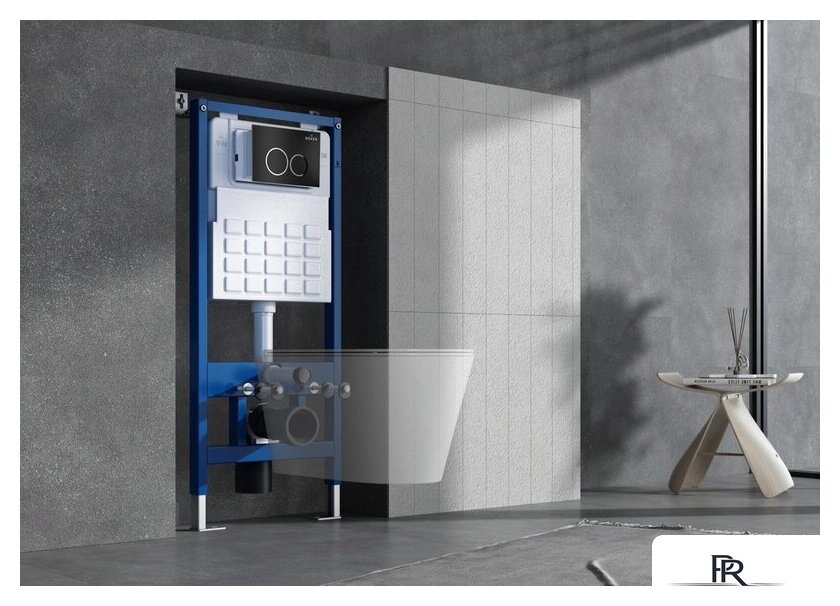 Унитаз подвесной Roxen Antares One Rimless 6 в 1 StounFix Dual Fresh 506406 (кнопка: черный матовый) - Изображение №13 — Интернет-магазин ПроЗаказ