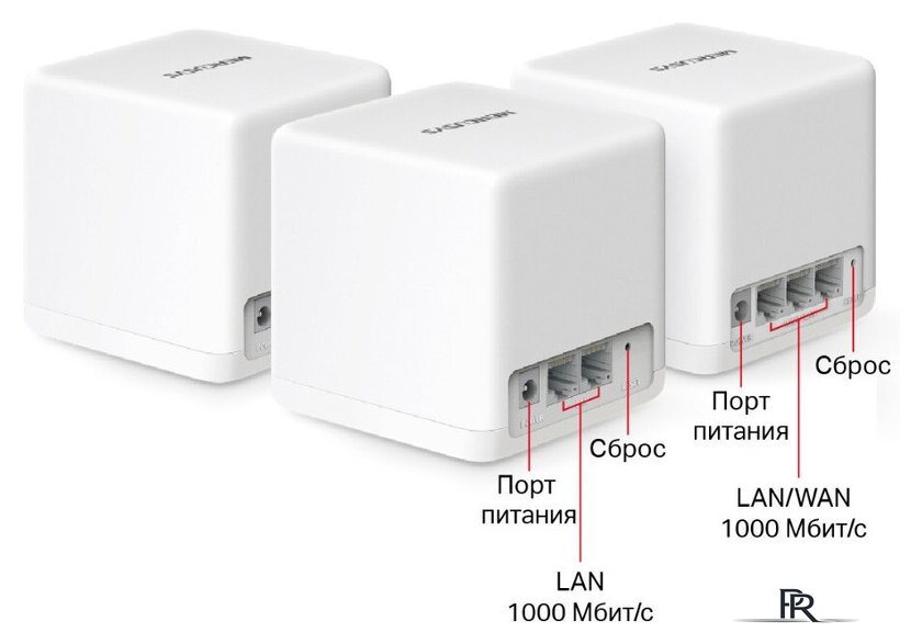 Wi-Fi система Mercusys Halo H60X (3 шт) - Изображение №2 — Интернет-магазин ПроЗаказ