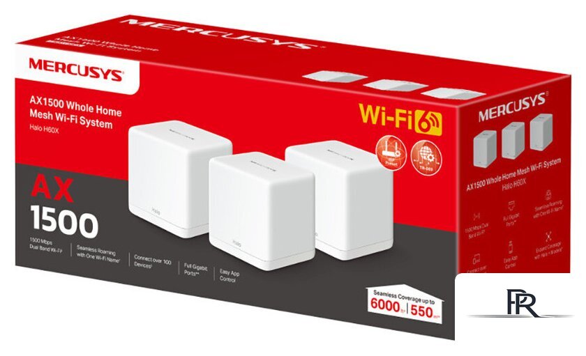 Wi-Fi система Mercusys Halo H60X (3 шт) - Изображение №10 — Интернет-магазин ПроЗаказ