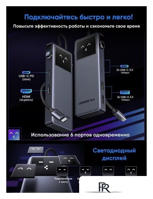 Док-станция Ugreen CM888 35998 - Изображение №4 — Интернет-магазин ПроЗаказ