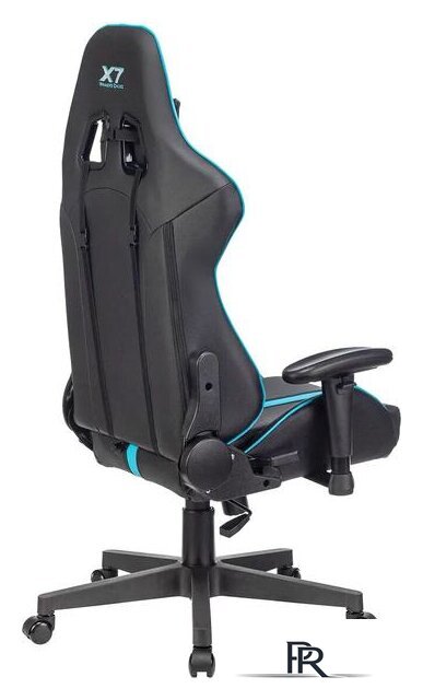 Игровое (геймерское) кресло A4Tech X7 GG-1200 (черный/бирюзовый) - Изображение №5 — Интернет-магазин ПроЗаказ
