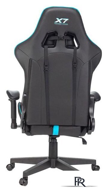 Игровое (геймерское) кресло A4Tech X7 GG-1200 (черный/бирюзовый) - Изображение №4 — Интернет-магазин ПроЗаказ