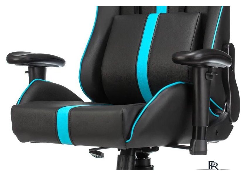 Игровое (геймерское) кресло A4Tech X7 GG-1200 (черный/бирюзовый) - Изображение №9 — Интернет-магазин ПроЗаказ