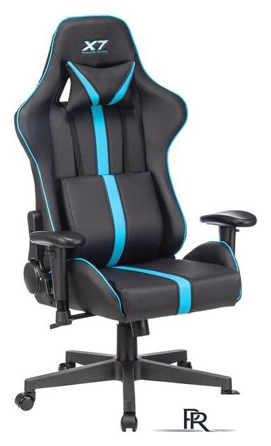 Игровое (геймерское) кресло A4Tech X7 GG-1200 (черный/бирюзовый) - Изображение №1 — Интернет-магазин ПроЗаказ