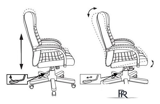 Офисное кресло Бюрократ KB-10WALNUT/B/LEATH (черный) - Изображение №8 — Интернет-магазин ПроЗаказ