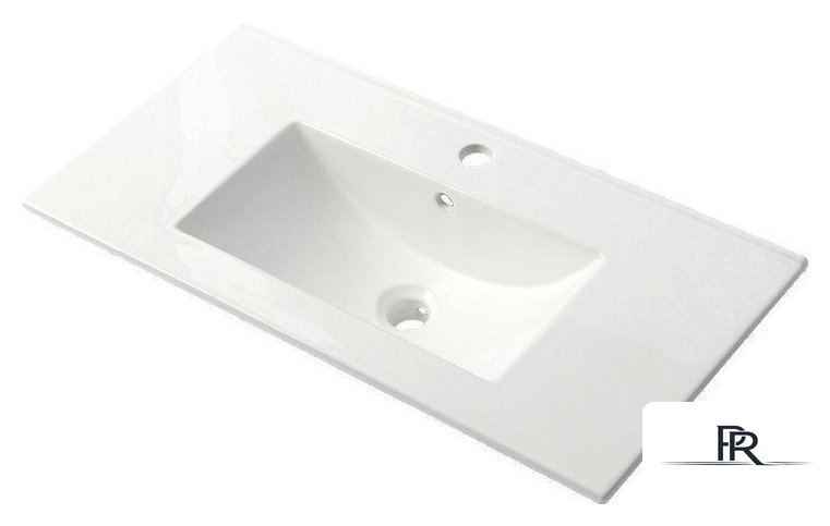  ЗОВ Тумба под умывальник Парма 90 P90LA0MWMC1B-OL90 (аттик/белый матовый/черный) - Изображение №3 — Интернет-магазин ПроЗаказ