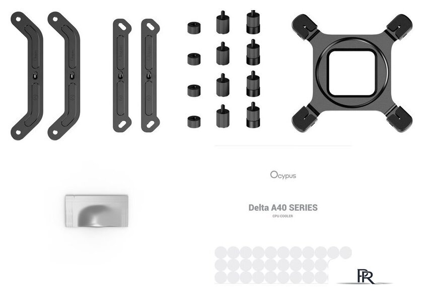 Кулер для процессора Ocypus Delta A40 Elite BK Delta-A40-BK1NNWN00E-GL - Изображение №8 — Интернет-магазин ПроЗаказ