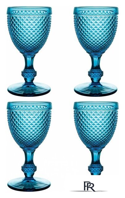 Набор бокалов для воды и напитков Vista Alegre Bicos Blue 49000060 - Изображение №1 — Интернет-магазин ПроЗаказ