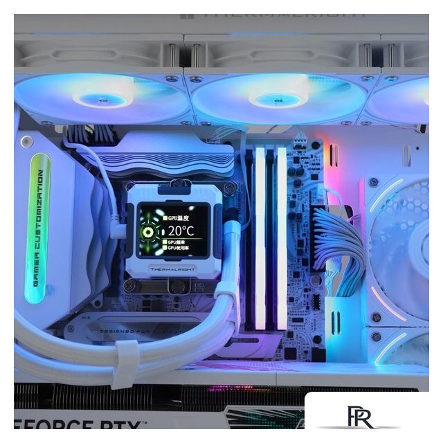 Система жидкостного охлаждения для процессора Thermalright Frozen Warframe 360 ARGB (белый) - Изображение №7 — Интернет-магазин ПроЗаказ