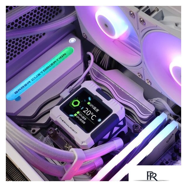 Система жидкостного охлаждения для процессора Thermalright Frozen Warframe 360 ARGB (белый) - Изображение №8 — Интернет-магазин ПроЗаказ