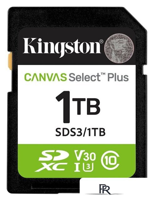 Карта памяти Kingston Canvas Select Plus SDXC 1TB SDS3/1TB - Изображение №1 — Интернет-магазин ПроЗаказ