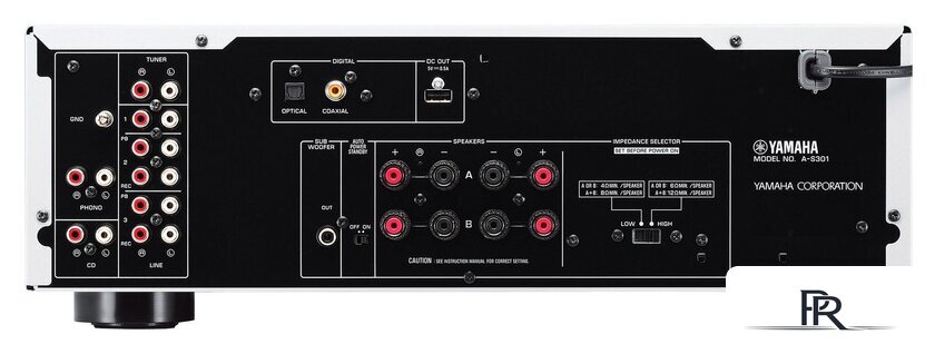 Интегральный усилитель Yamaha A-S301 (серебристый) - Изображение №2 — Интернет-магазин ПроЗаказ
