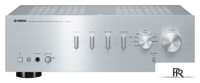 Интегральный усилитель Yamaha A-S301 (серебристый) - Изображение №1 — Интернет-магазин ПроЗаказ