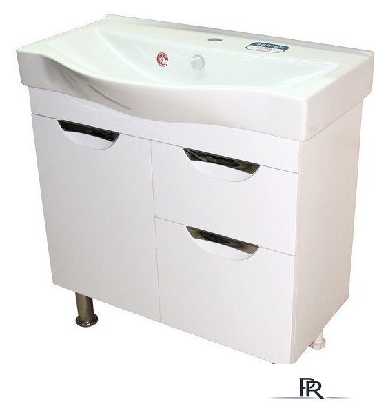  СанитаМебель Тумба под умывальник Эмили-601.800 (белый) - Изображение №1 — Интернет-магазин ПроЗаказ