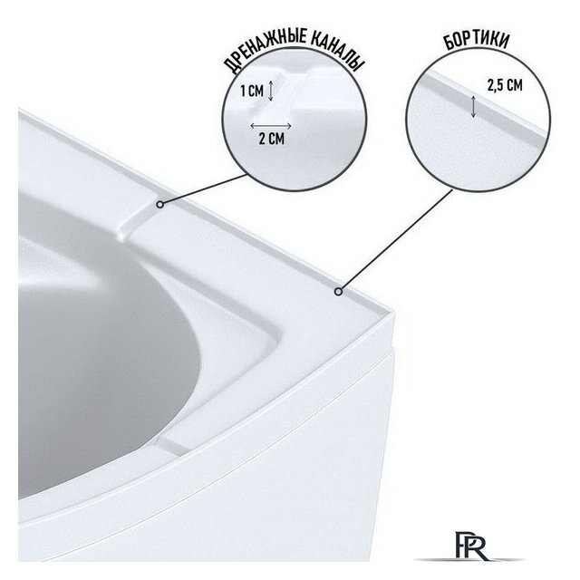 Душевая кабина Niagara Promo P90/80/26L/MT/BK 90x80x195 - Изображение №7 — Интернет-магазин ПроЗаказ