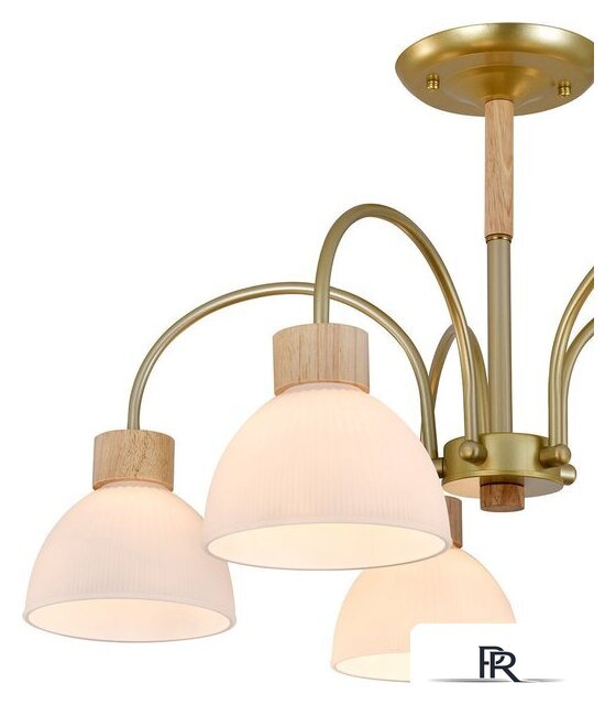 Люстра средней высоты Escada 150005/5R ES0000061 (Gold/Wood) - Изображение №2 — Интернет-магазин ПроЗаказ