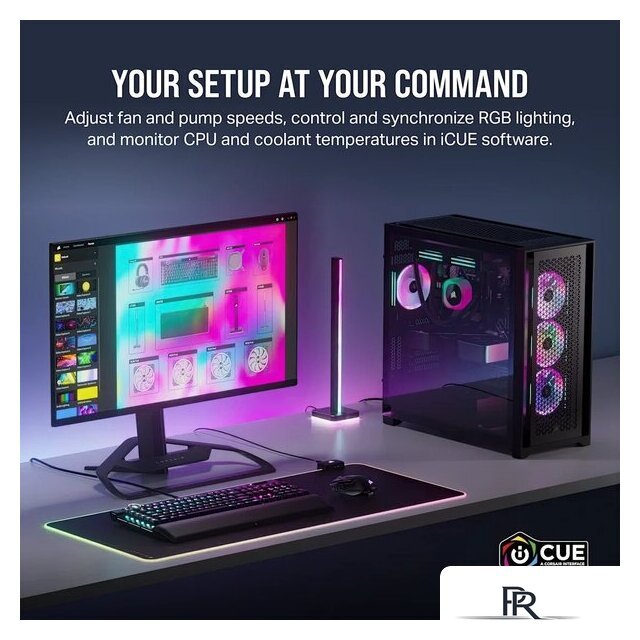 Вентилятор для корпуса Corsair iCUE LINK QX120 RGB Triple Pack CO-9051006-WW - Изображение №7 — Интернет-магазин ПроЗаказ