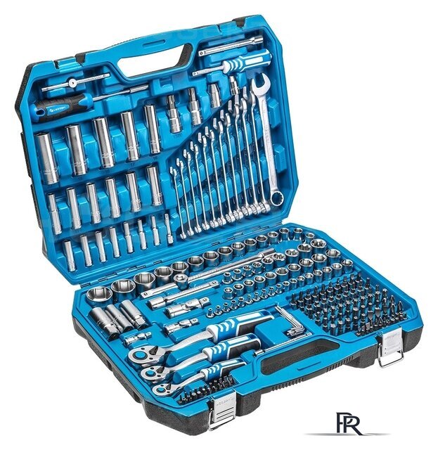 Универсальный набор инструментов Hoegert Technik HT1R444 (222 предмета) - Изображение №1 — Интернет-магазин ПроЗаказ