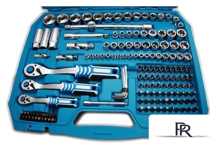 Универсальный набор инструментов Hoegert Technik HT1R444 (222 предмета) - Изображение №3 — Интернет-магазин ПроЗаказ