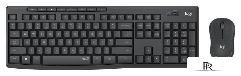 Офисный набор Logitech MK295 Silent Wireless Combo 920-009807 (графитовый) - Изображение №1 — Интернет-магазин ПроЗаказ