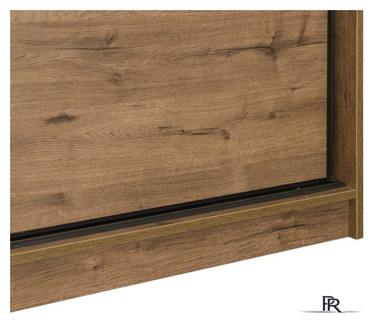 Шкаф-купе Рэйгрупп Bromo VVH 02 РГ-12.02 B 120 VVH 120x220.5 (дуб велингтон/черный) - Изображение №11 — Интернет-магазин ПроЗаказ