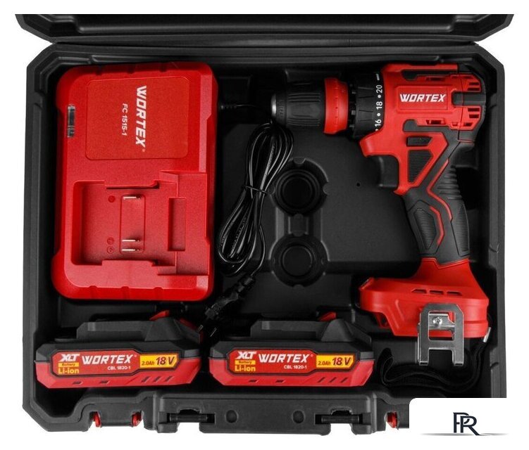 Дрель-шуруповерт Wortex BD 2025 LiSET ALL1 XLT 1325843 (с 2-мя АКБ, кейс) - Изображение №12 — Интернет-магазин ПроЗаказ