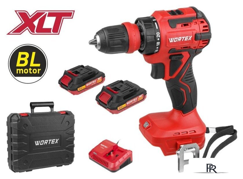 Дрель-шуруповерт Wortex BD 2025 LiSET ALL1 XLT 1325843 (с 2-мя АКБ, кейс) - Изображение №1 — Интернет-магазин ПроЗаказ