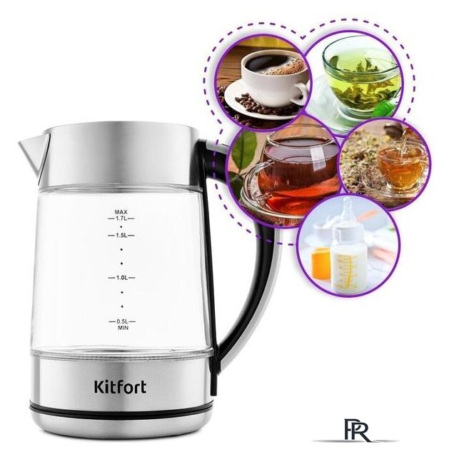 Электрический чайник Kitfort KT-690 - Изображение №4 — Интернет-магазин ПроЗаказ