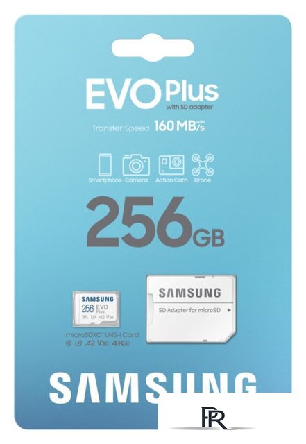 Карта памяти Samsung EVO Plus 2024 microSDXC 256GB (с адаптером) - Изображение №8 — Интернет-магазин ПроЗаказ