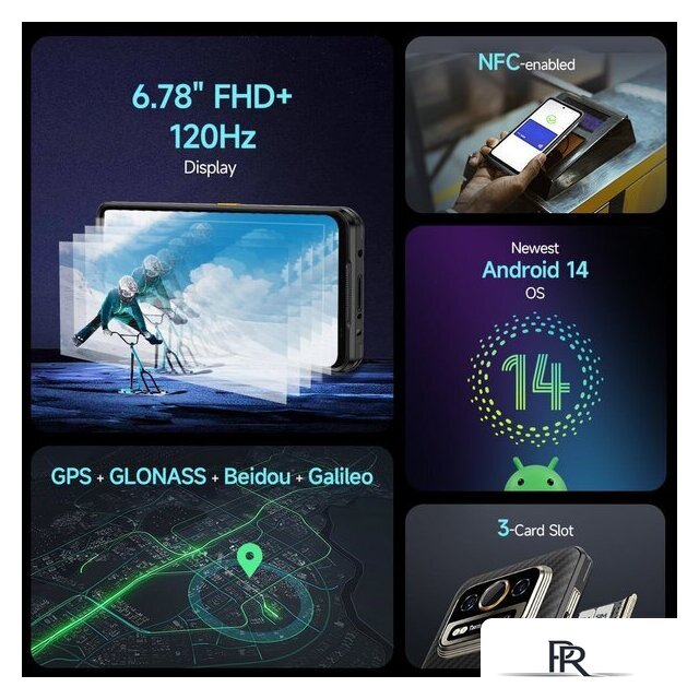 Телефон Ulefone Armor 25T 6GB/256GB (черный) - Изображение №4 — Интернет-магазин ПроЗаказ