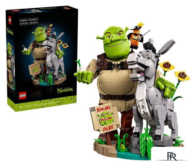 Конструктор LEGO Shrek 72423 Фигурки Шрек, Осел и Кот в сапогах - Изображение №1 — Интернет-магазин ПроЗаказ