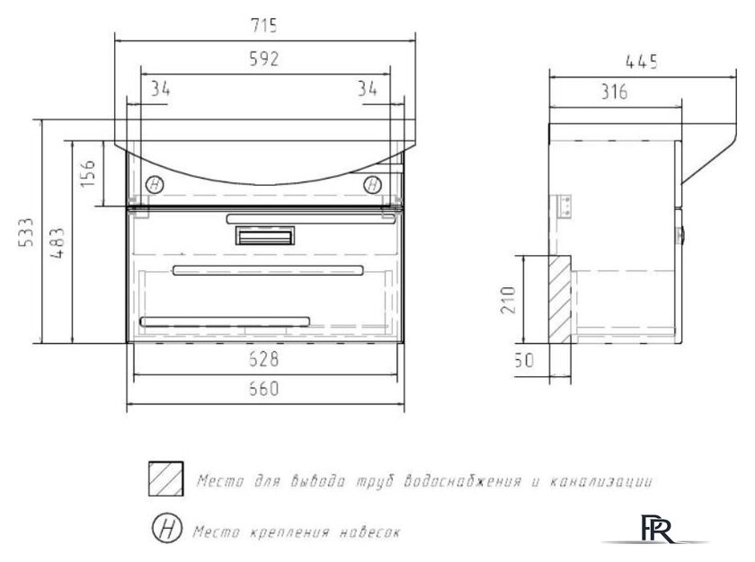  Volna Тумба под умывальник Joli 70.1Y - Изображение №7 — Интернет-магазин ПроЗаказ