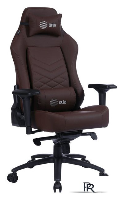 Игровое (геймерское) кресло CACTUS CS-CHR-0112BR (коричневый) - Изображение №1 — Интернет-магазин ПроЗаказ