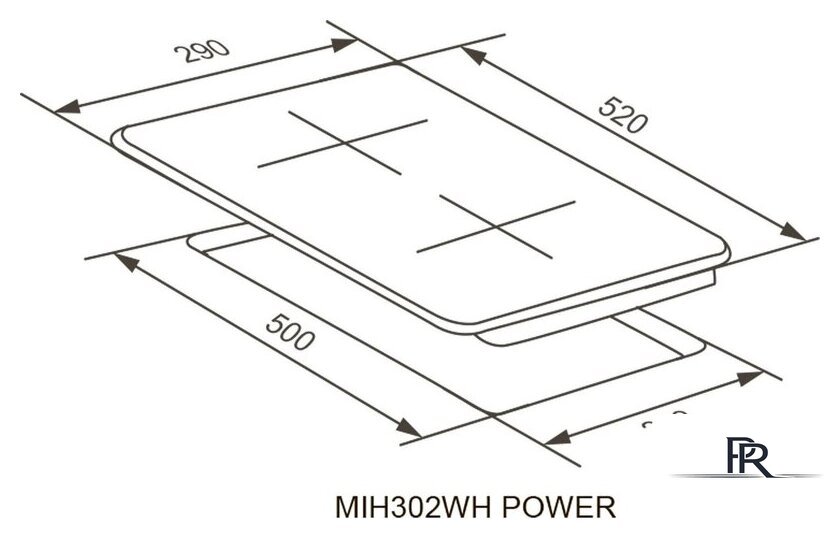 Варочная панель Meferi MIH302WH Power - Изображение №10 — Интернет-магазин ПроЗаказ