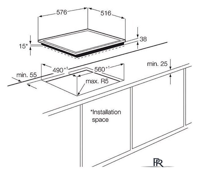 Варочная панель Electrolux EHF6342XOK - Изображение №2 — Интернет-магазин ПроЗаказ