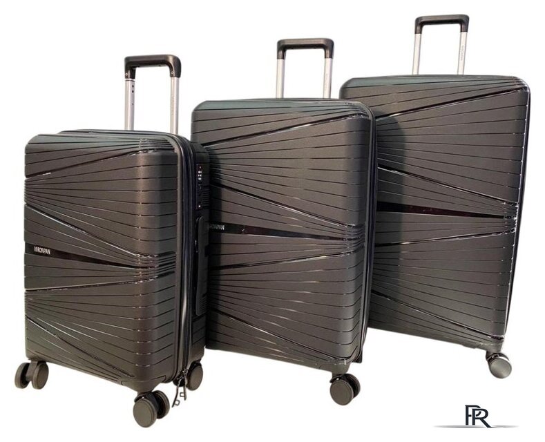 Чемодан-спиннер Mironpan 23103 (S, черный) - Изображение №2 — Интернет-магазин ПроЗаказ