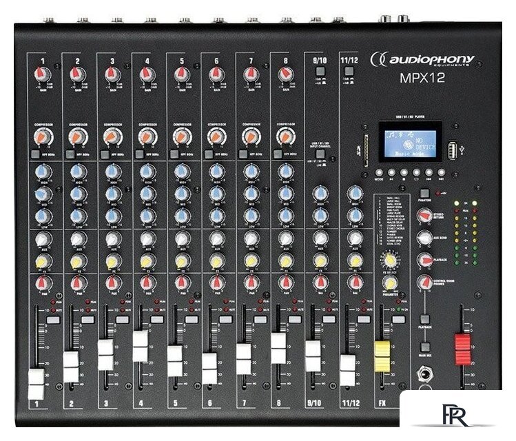 Микшерный пульт Audiophony MPX12 - Изображение №1 — Интернет-магазин ПроЗаказ