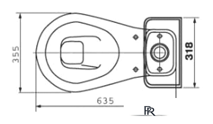 Унитаз напольный Оскольская керамика Дора (белый) - Изображение №3 — Интернет-магазин ПроЗаказ