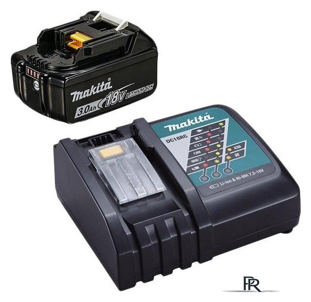 Аккумулятор с зарядным устройством Makita BL1830B + DC18RC (18В/3.0 Ah + 7.2-18В) - Изображение №1 — Интернет-магазин ПроЗаказ