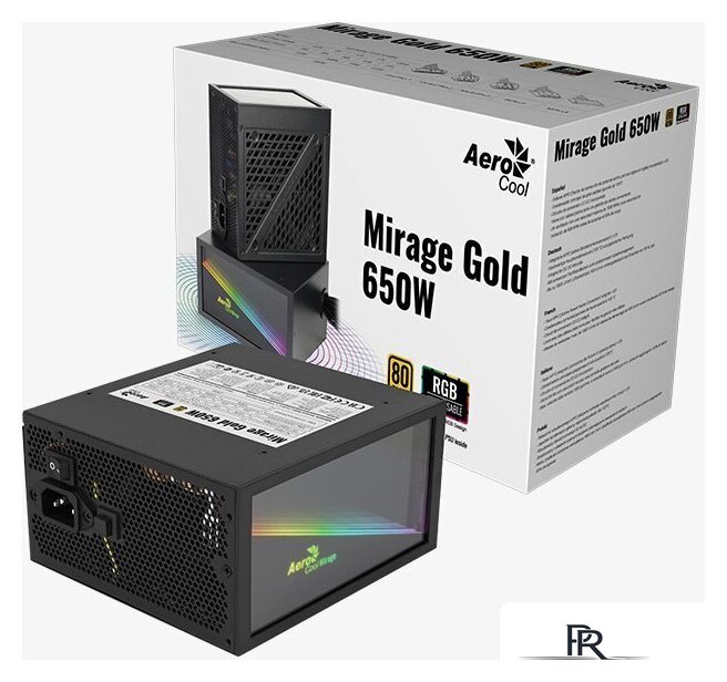 Блок питания AeroCool Mirage Gold 850W - Изображение №4 — Интернет-магазин ПроЗаказ