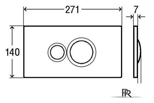 Панель смыва Viega Visign for Style 10 8315.1 (хром) [596 323] - Изображение №3 — Интернет-магазин ПроЗаказ