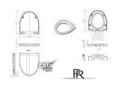 Сиденье для унитаза Cersanit Parva (S-DS-PARVA-DL-t) - Изображение №4 — Интернет-магазин ПроЗаказ