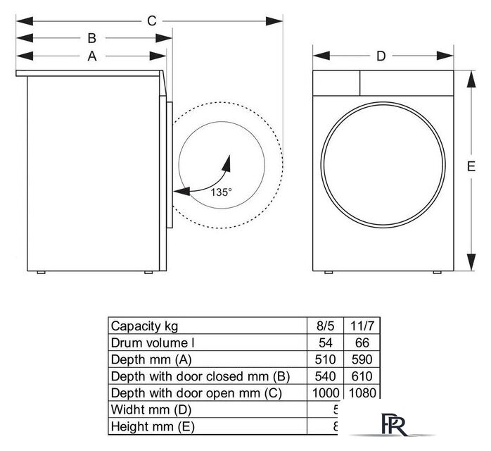 Стирально-сушильная машина Gorenje WDG2P854A3C2/C - Изображение №4 — Интернет-магазин ПроЗаказ
