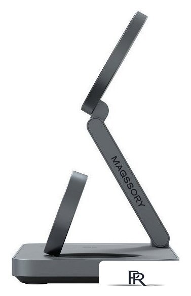 Беспроводное зарядное Magssory Yoga 3 в 1 Charging Station для Samsung Qi2 WCH017m (темно-серый) - Изображение №8 — Интернет-магазин ПроЗаказ